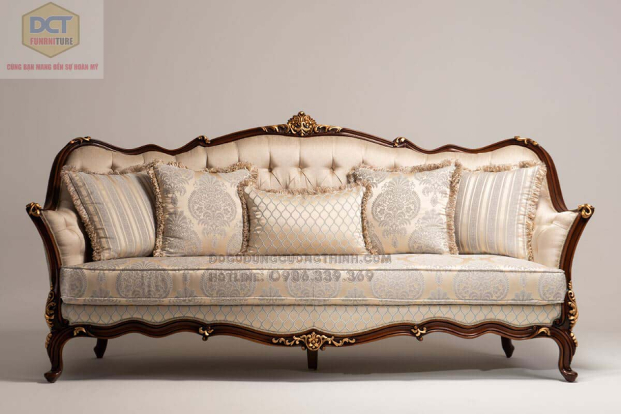 Bộ sofa tân cổ điển đẳng cấp PD146 chất lượng